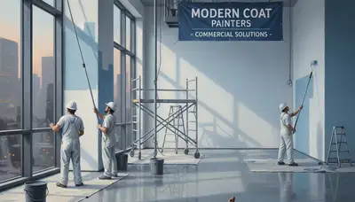 Denver commercial painting crew applying durable coatings to a business property in Denver, CO