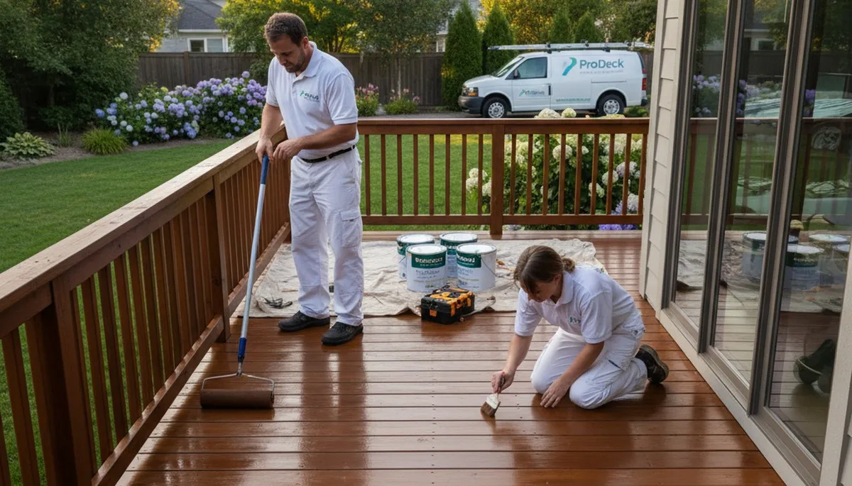 Denver deck painting service in Denver, CO by Denver Paint Pros