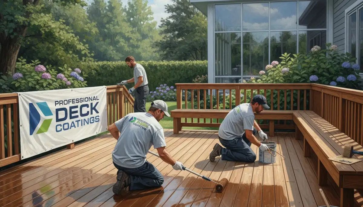 Denver deck painting service by Denver Paint Pros for durable outdoor wood protection