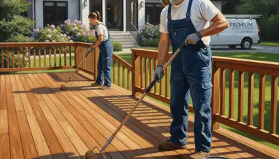 Denver deck staining service in Denver, CO for wood protection and curb appeal