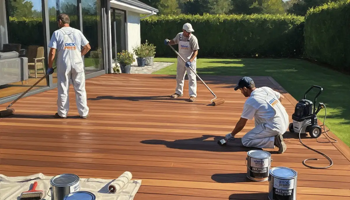 Denver deck staining service in Denver, CO by Paint Pros to protect wood and enhance curb appeal
