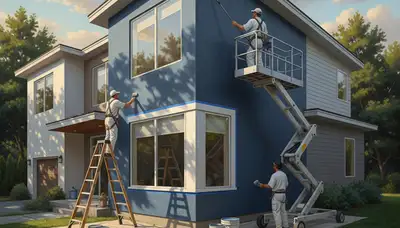 Denver exterior house painting service protecting homes from sun, hail, and temperature changes