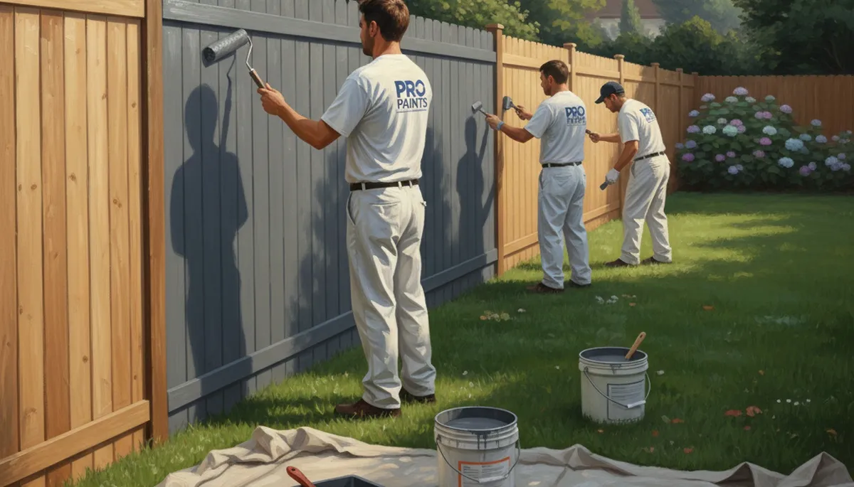Denver fence painting service in Denver, CO for wood fence protection and curb appeal