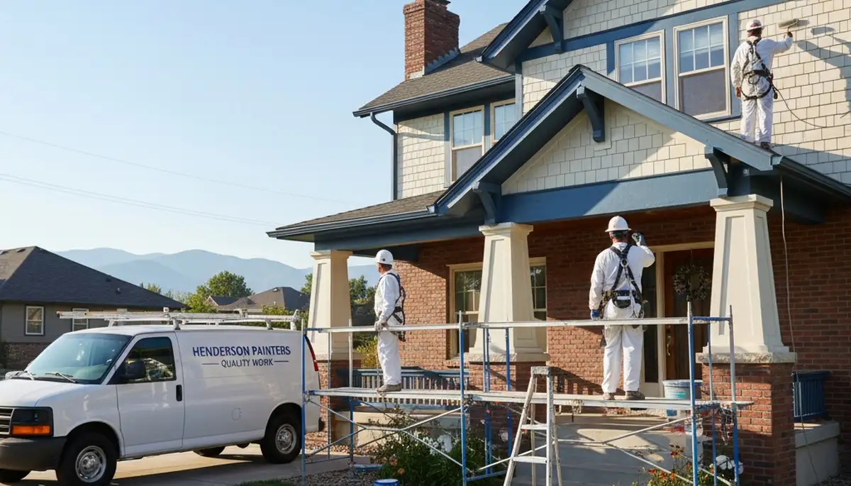 Professional Denver, CO painting crew providing interior and exterior house painting services