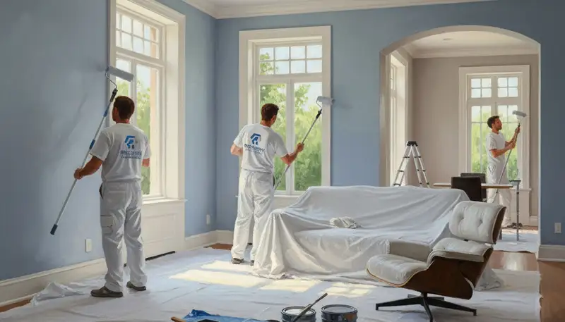 Denver, CO interior house painting by Denver Paint Pros with clean, durable finish for local homes