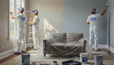 Denver, CO interior house painting by Denver Paint Pros with clean, durable finish
