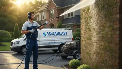Pressure cleaning exterior surface in Denver, CO by Denver Paint Pros