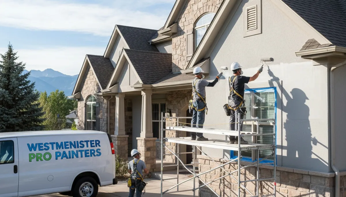 Denver, CO painting contractor on-site for professional residential and commercial painting services