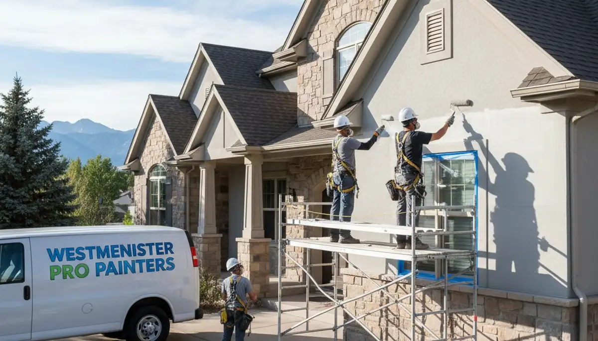 Denver, CO painting contractor on-site for professional residential and commercial painting services