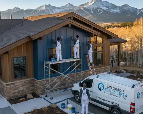 Exterior painting services for Denver, CO homes by Painters Denver CO
